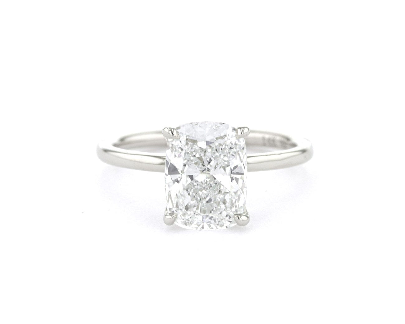 Caraline Cushion High Polish Engagement Rings Princess Bride Diamonds 