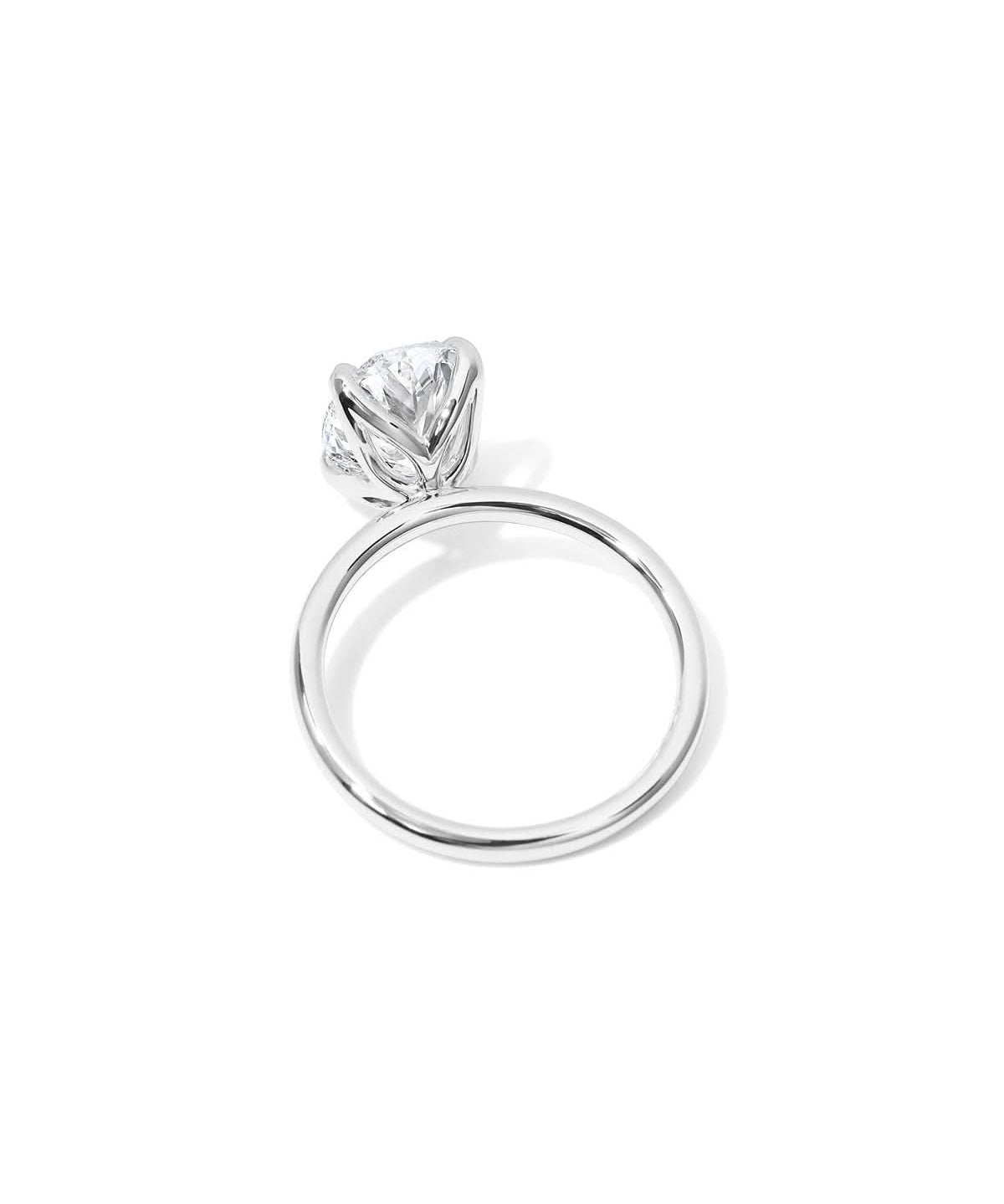 Caraline Oval High Polish lab diamond engagement ring by Princess Bride Diamonds