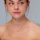 Caraline Round Diamond Pendant Necklaces Princess Bride Diamonds 