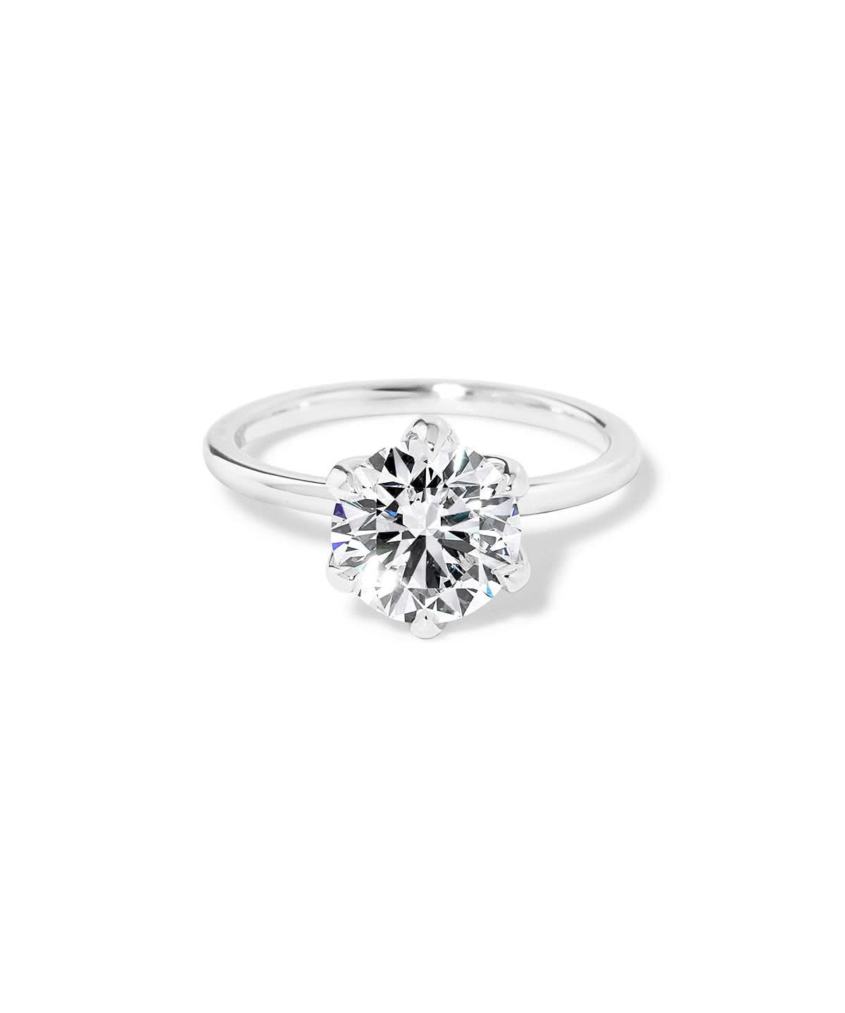 Caraline Round High Polish - PBD Engagement Rings