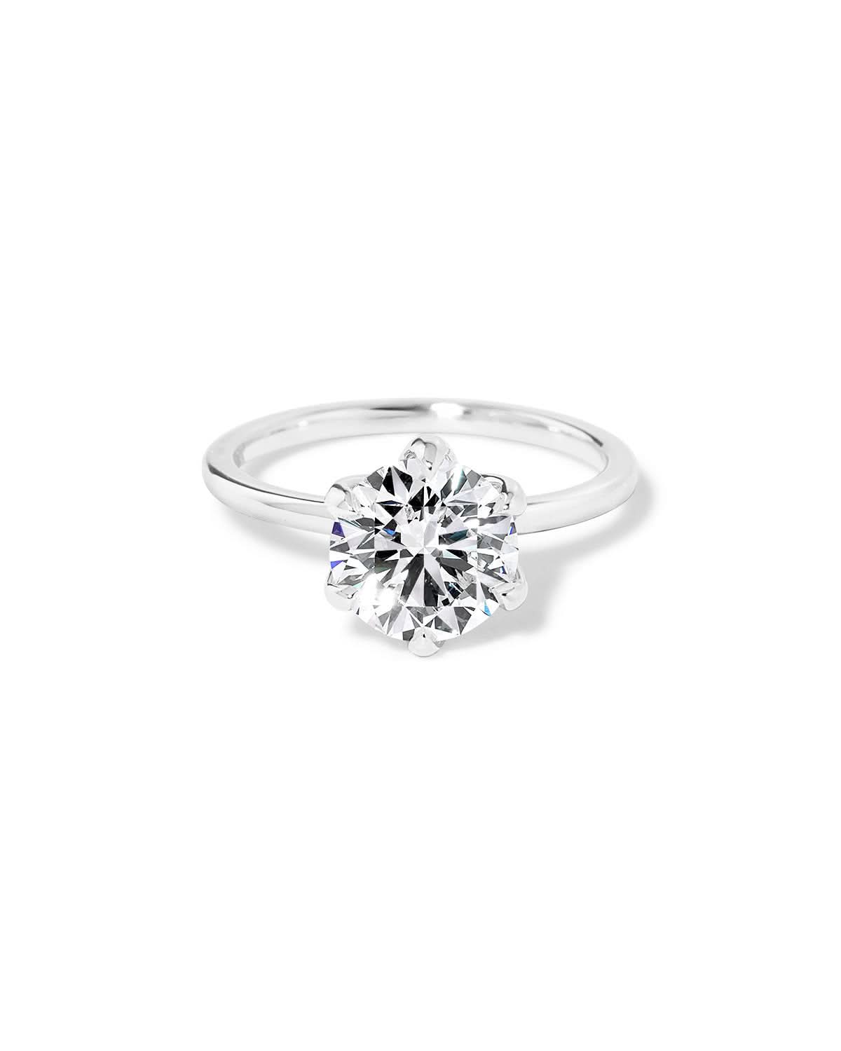 Caraline Round High Polish - PBD Engagement Rings