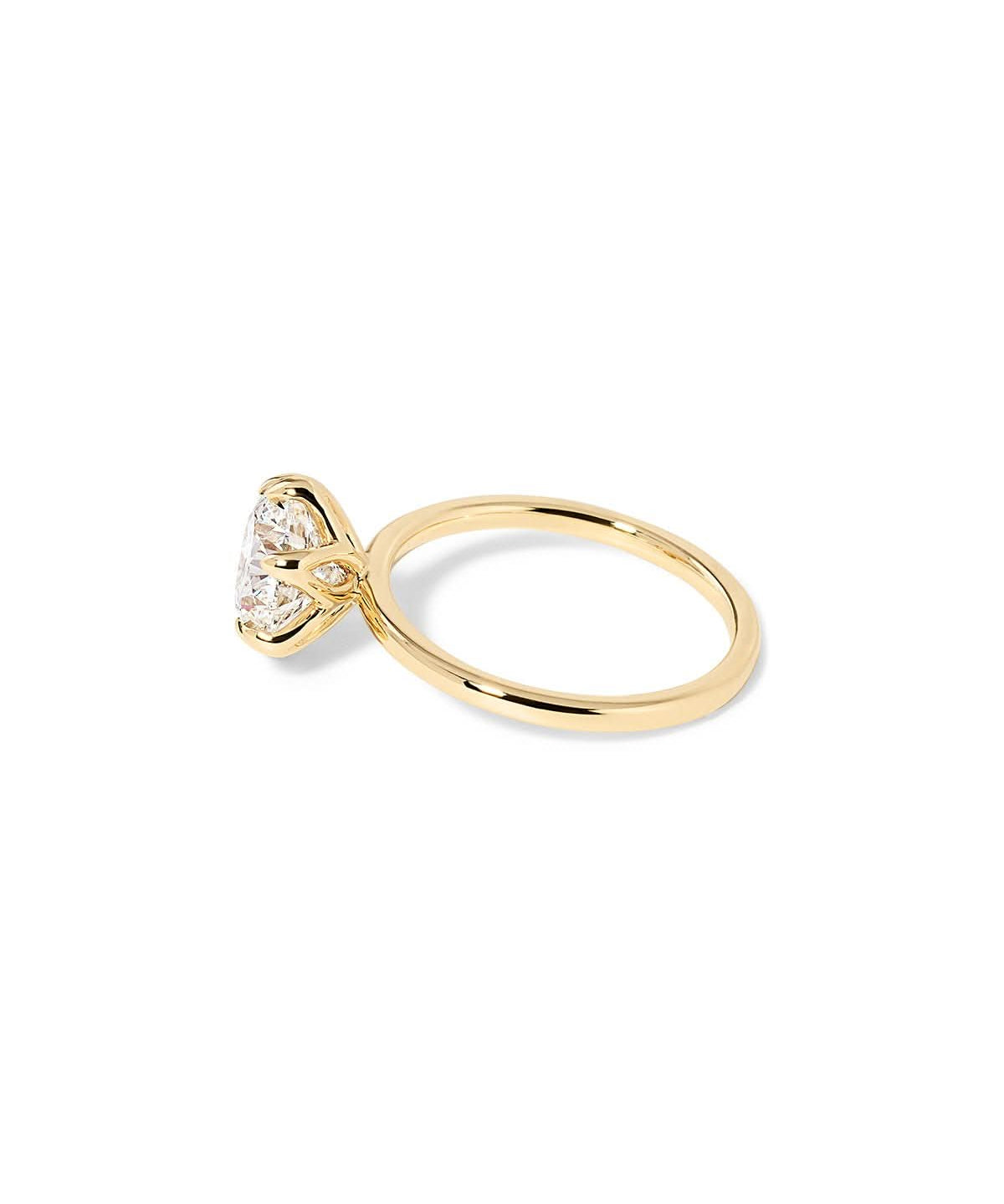 Caraline Round High Polish - PBD Engagement Rings