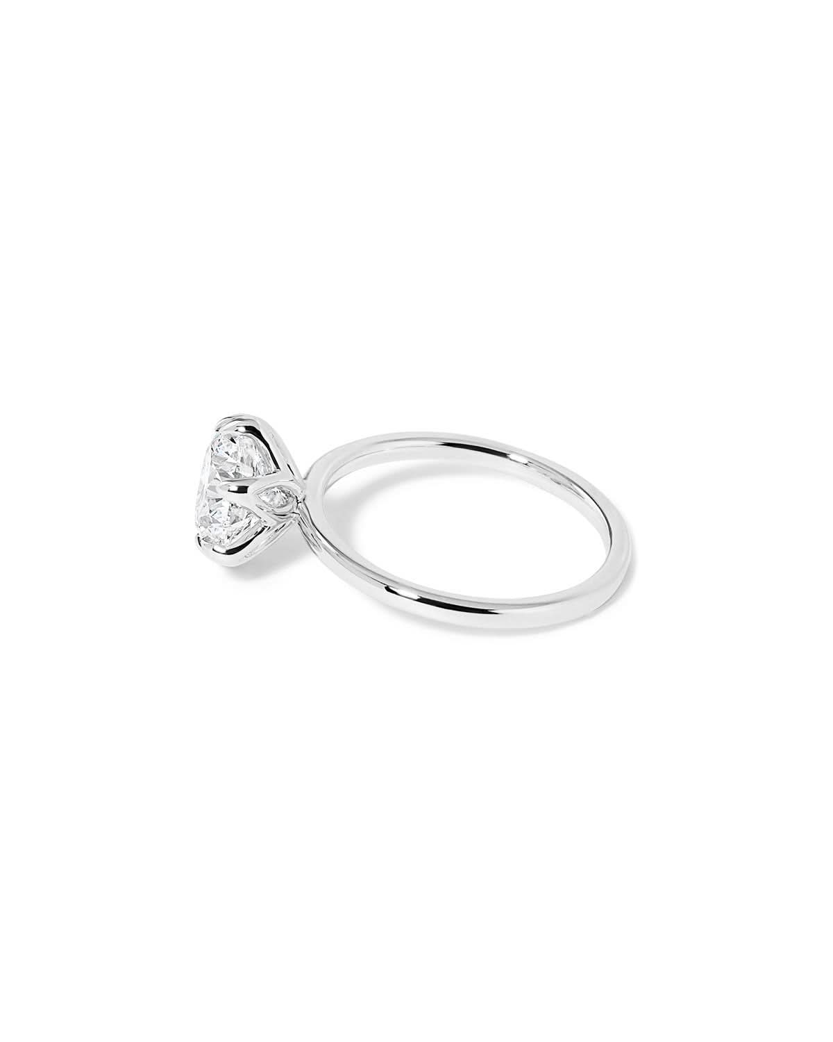 Caraline Round High Polish - PBD Engagement Rings