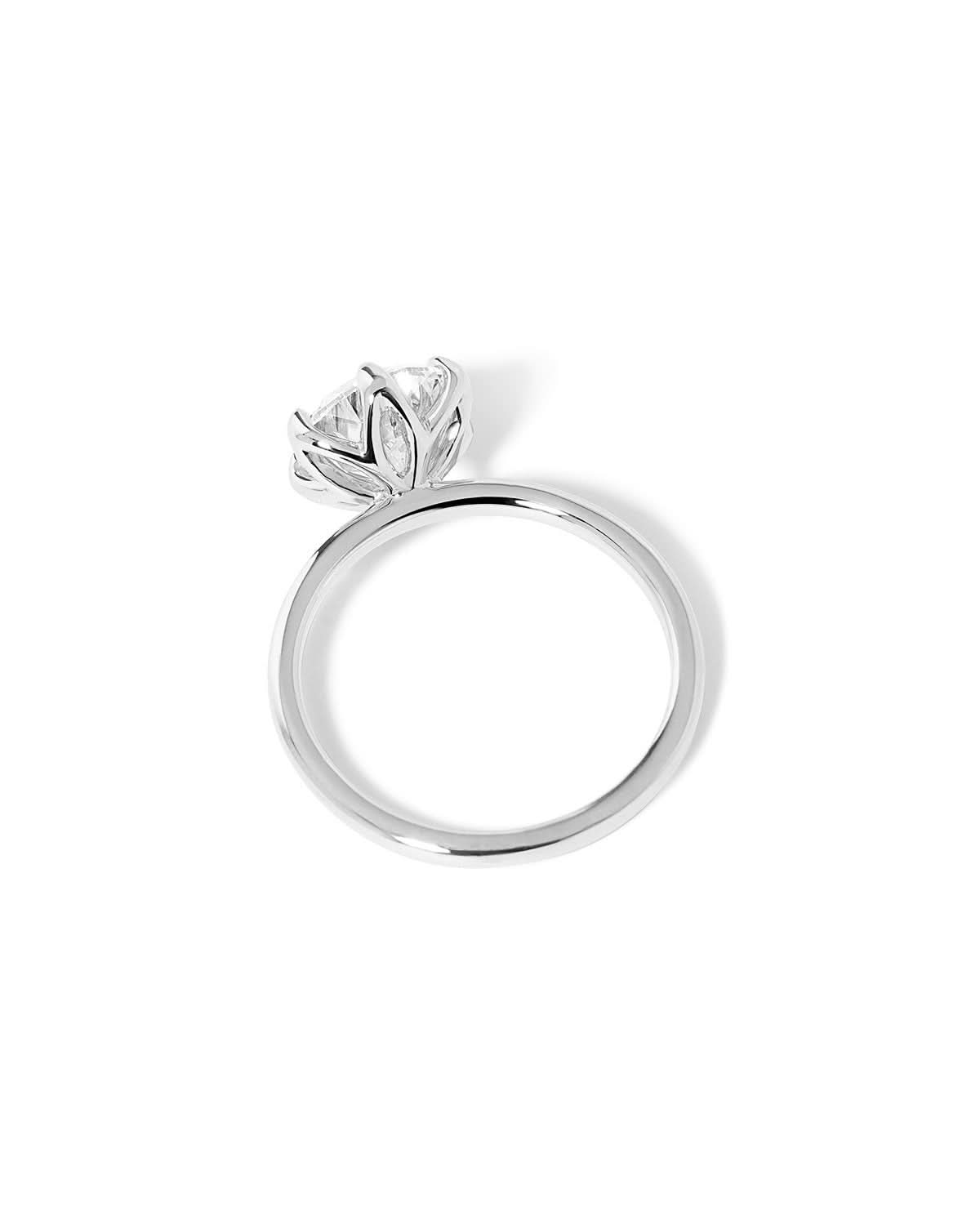 Caraline Round High Polish - PBD Engagement Rings