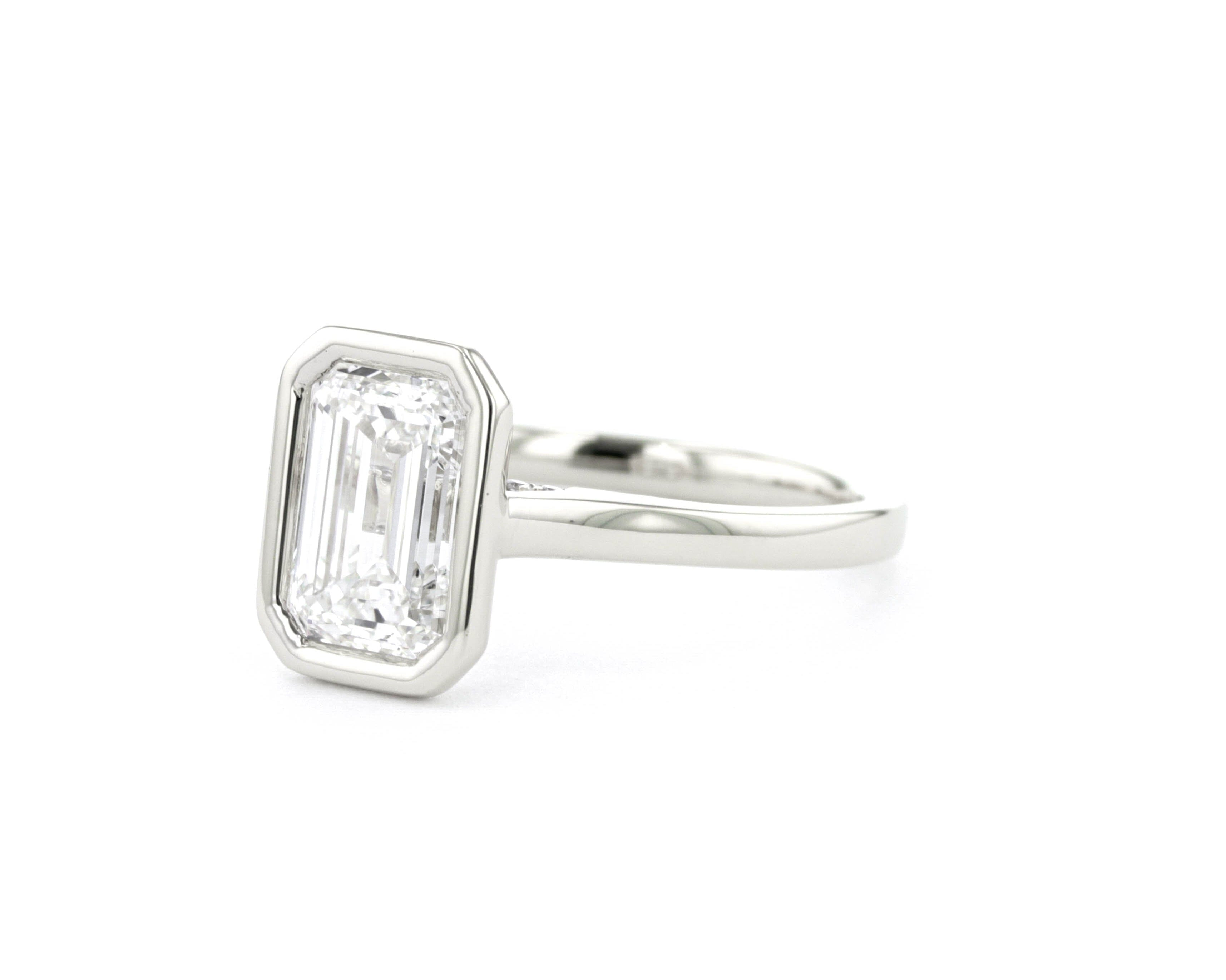 Casey Emerald High Polish Engagement Rings Princess Bride Diamonds 