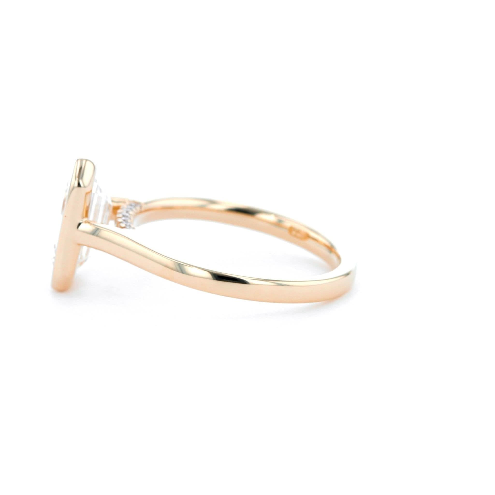 Casey Emerald High Polish - PBD Engagement Rings