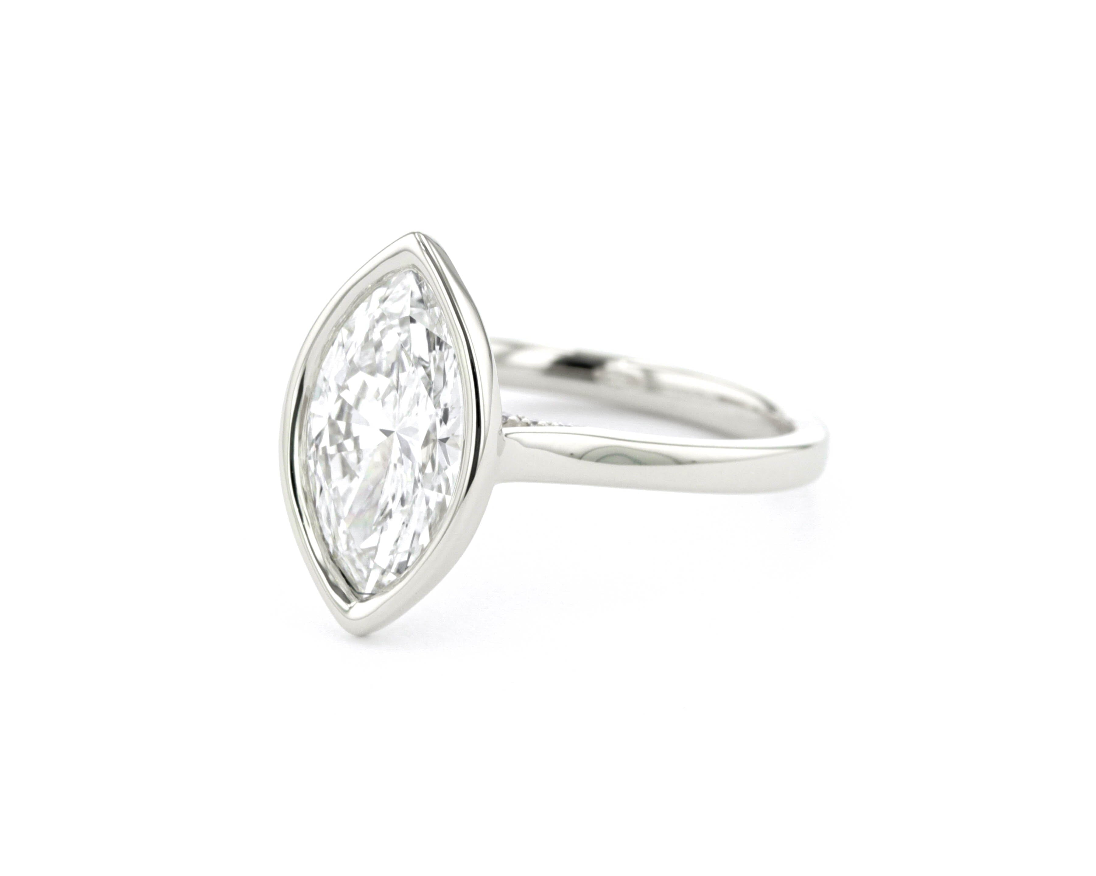 Casey Marquise High Polish Engagement Rings Princess Bride Diamonds 