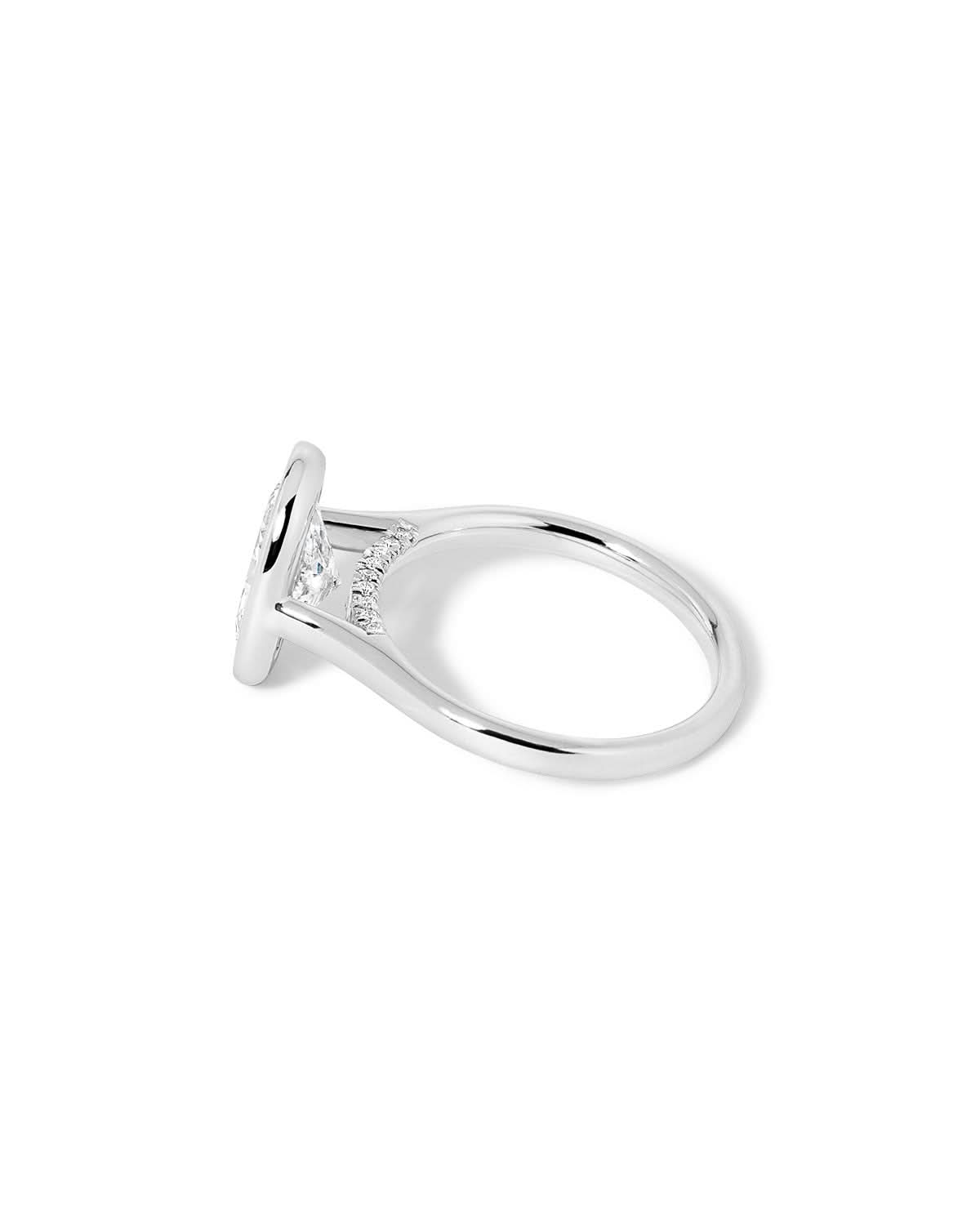 Casey Oval High Polish - PBD Engagement Rings