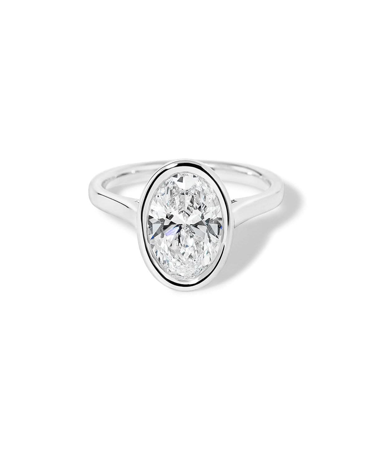 Casey Oval High Polish - PBD Engagement Rings