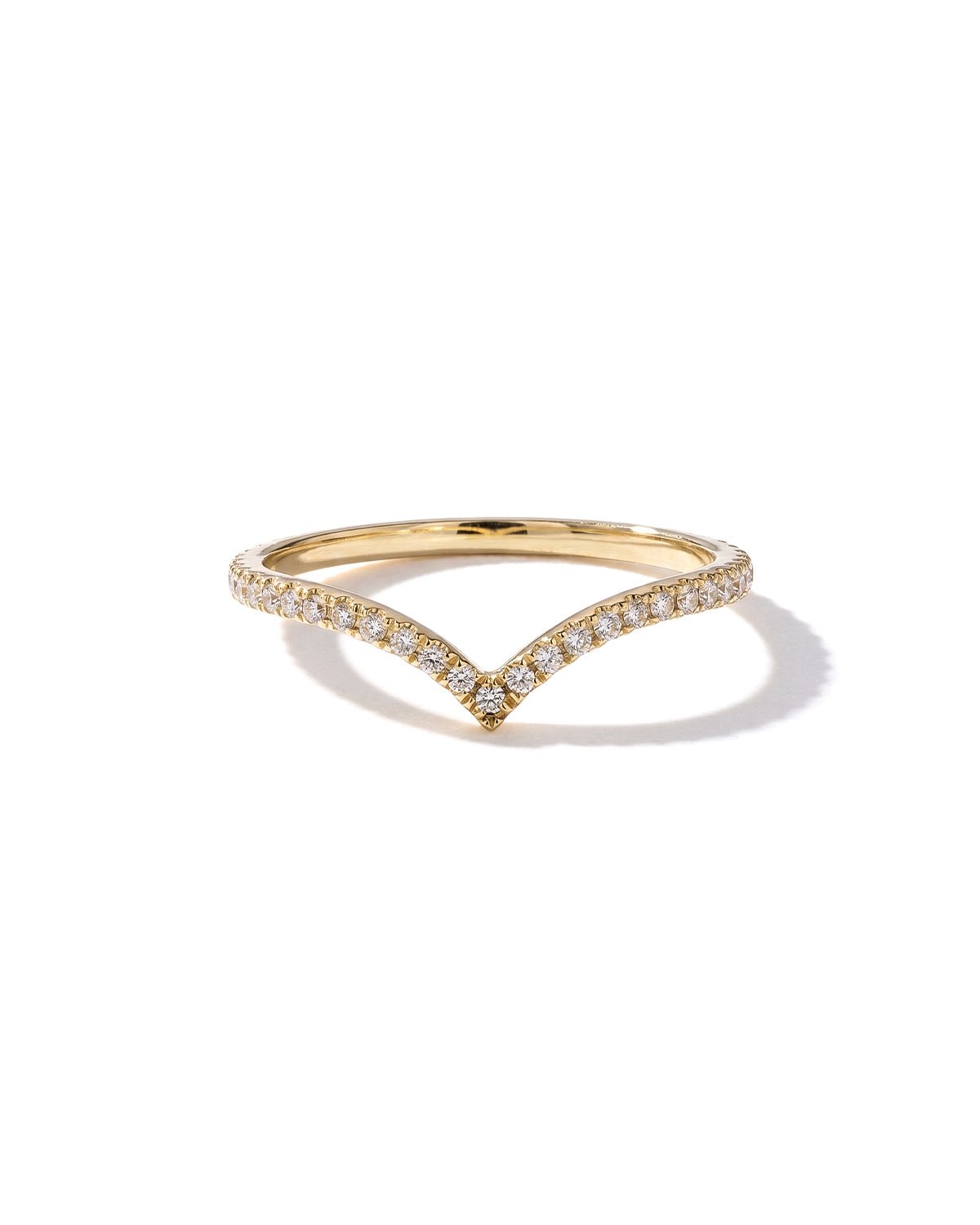 Chevron Pavé Band - PBD Rings