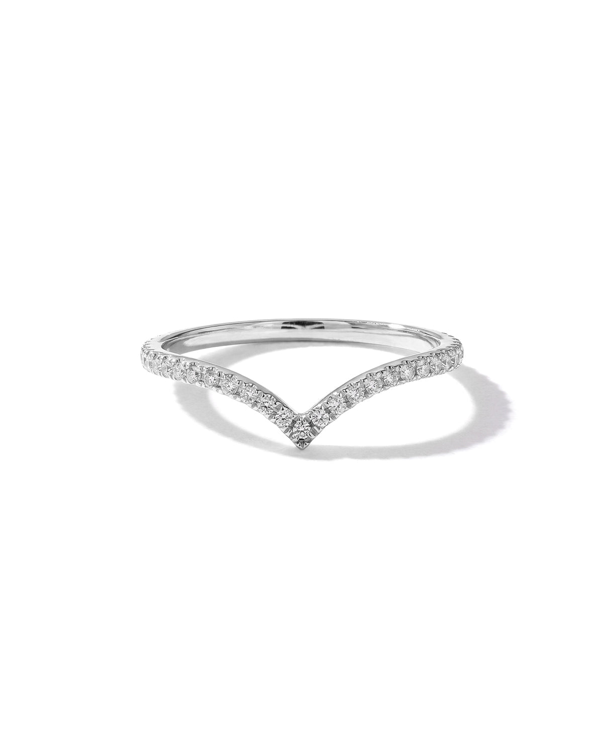 Chevron Pavé Band - PBD Rings