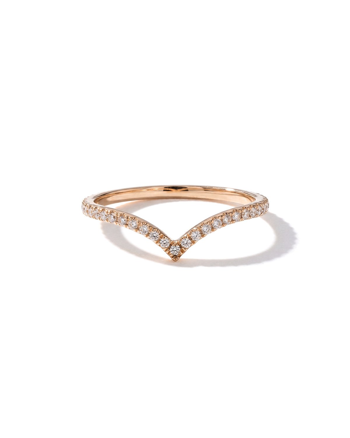 Chevron Pavé Band - PBD Rings