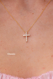 Classic Diamond Cross Necklaces Princess Bride Diamonds 