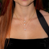 Classic Oval Lab Diamond Pendant Necklaces Princess Bride Diamonds 