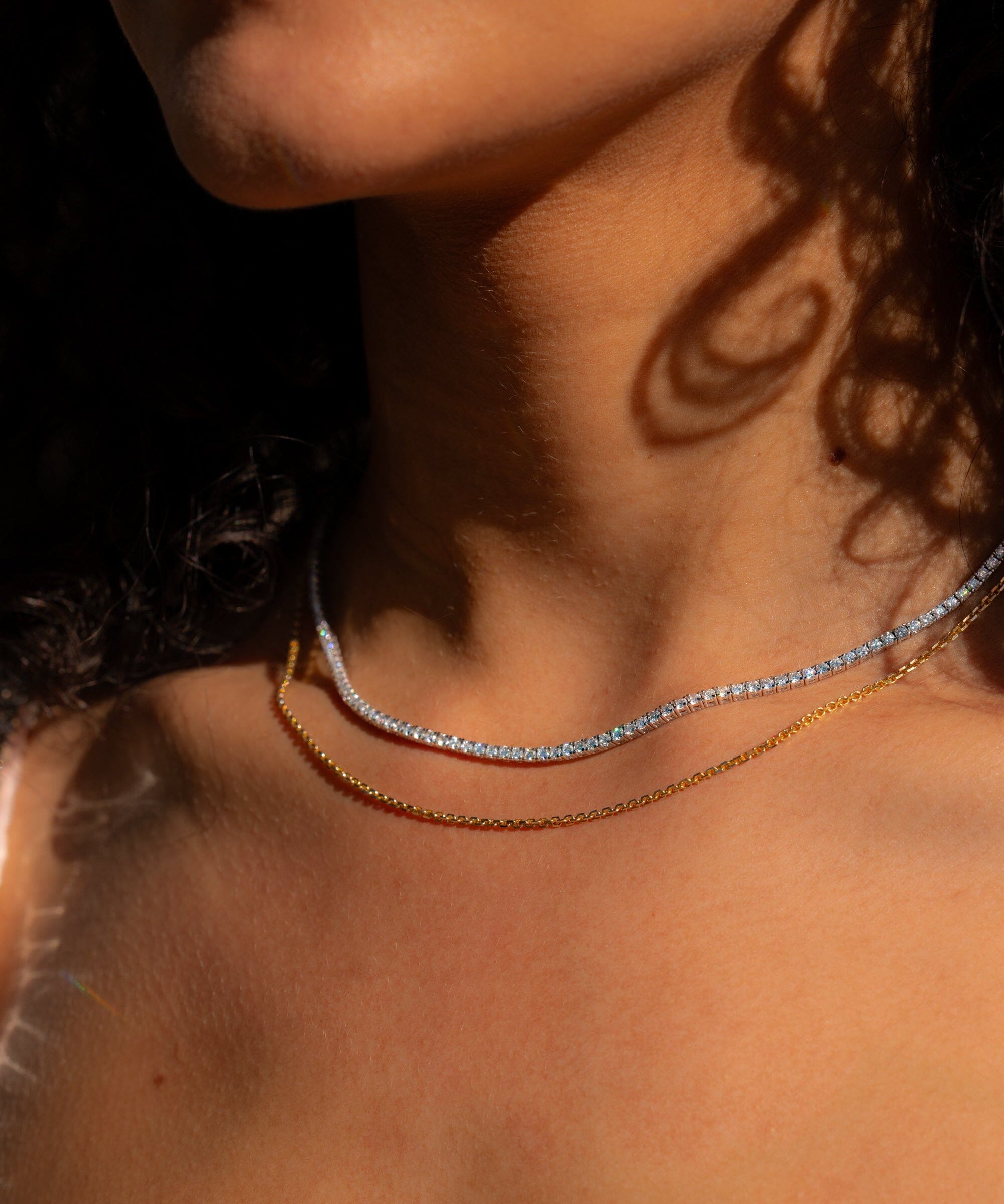 Core Lab Diamond Tennis Necklace Necklaces Princess Bride Diamonds 