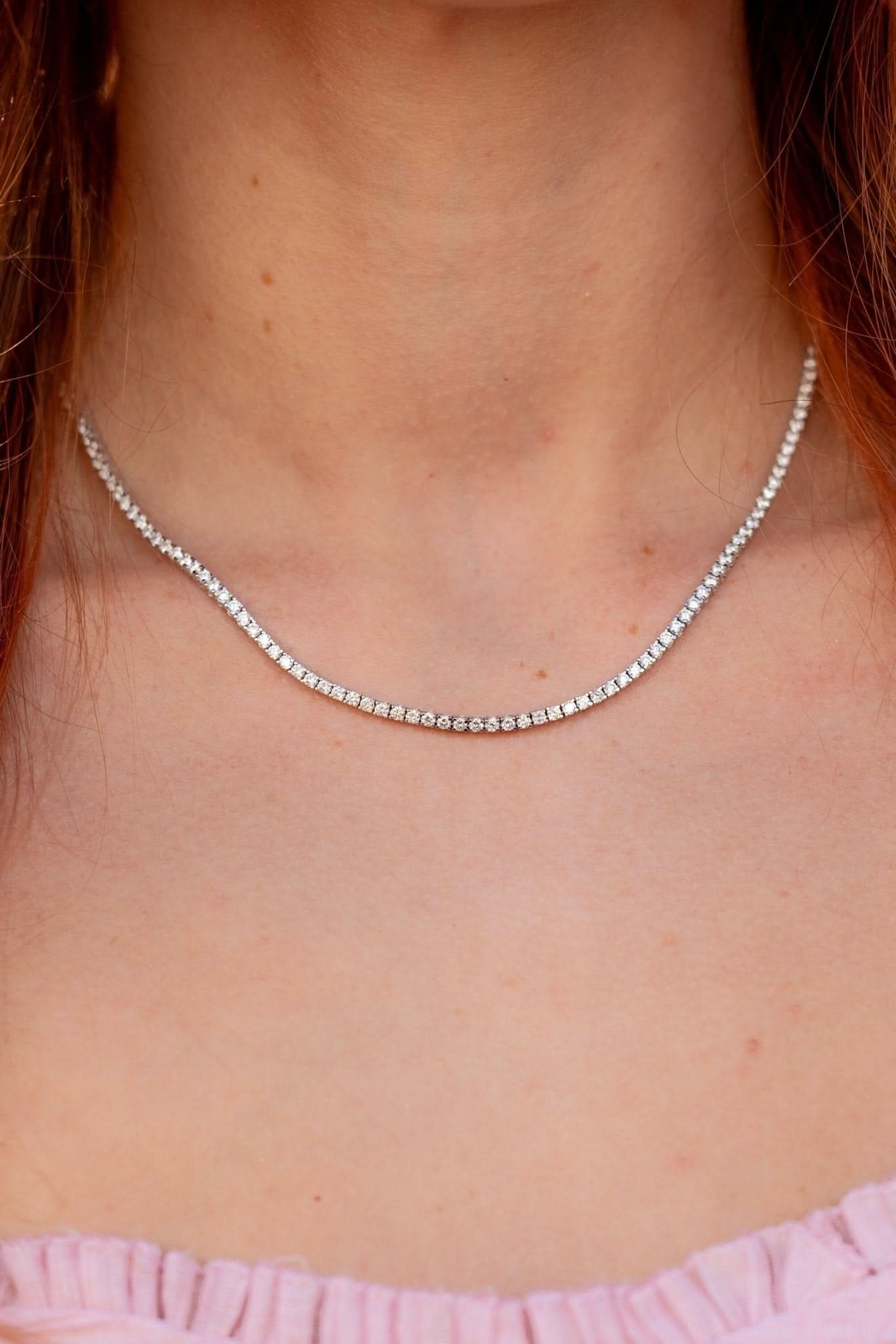 Core Lab Diamond Tennis Necklace - PBD Necklaces