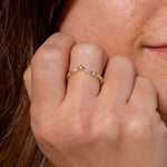 Curved Tori Band Rings Princess Bride Diamonds 