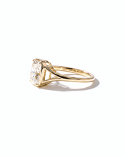 Split Shank Bezel Cushion Ring