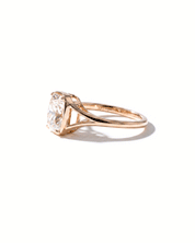 Split Shank Bezel Cushion Ring