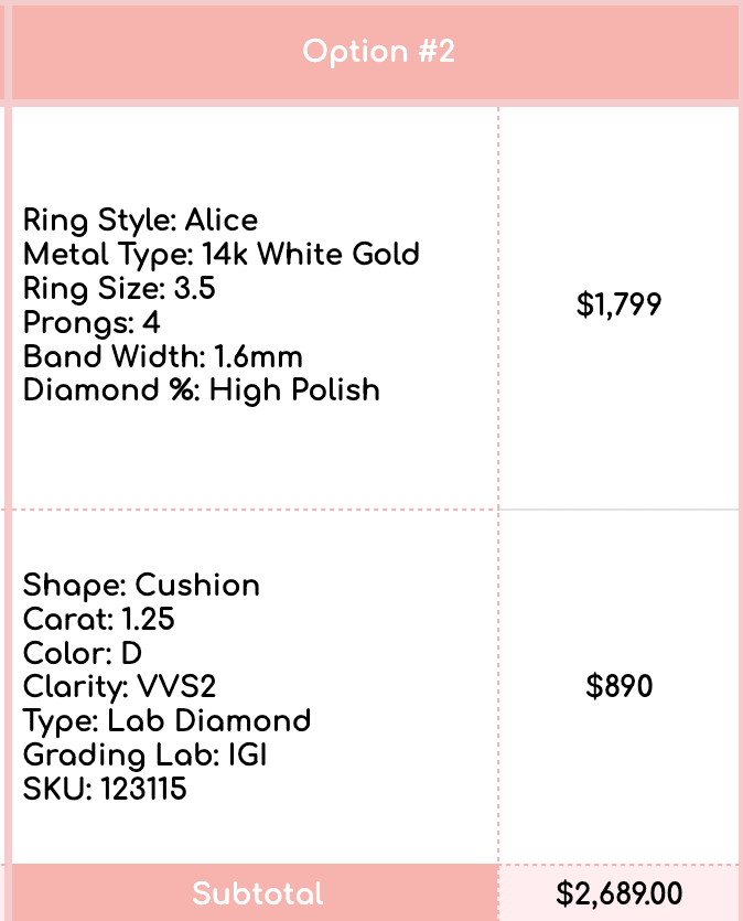 Custom Engagement Ring for Andrew (7/14/26 js) - PBD pending