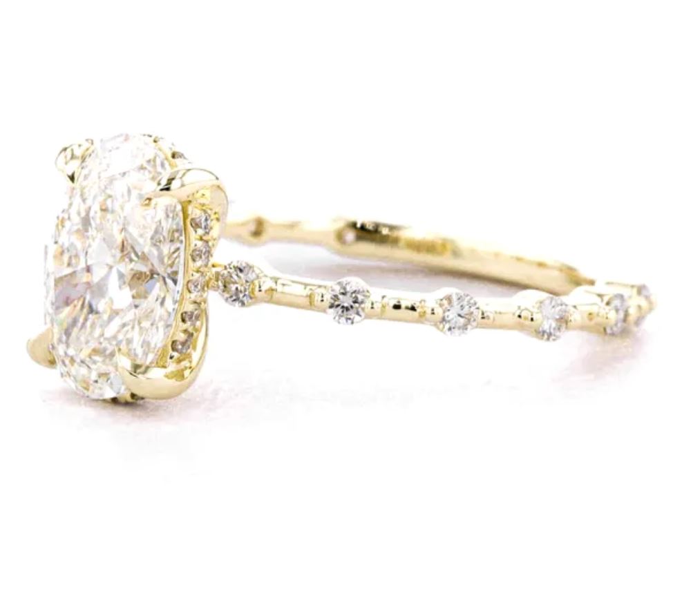 Custom Engagement Ring for Nick (11/20/23 kk) Rings Princess Bride Diamonds 