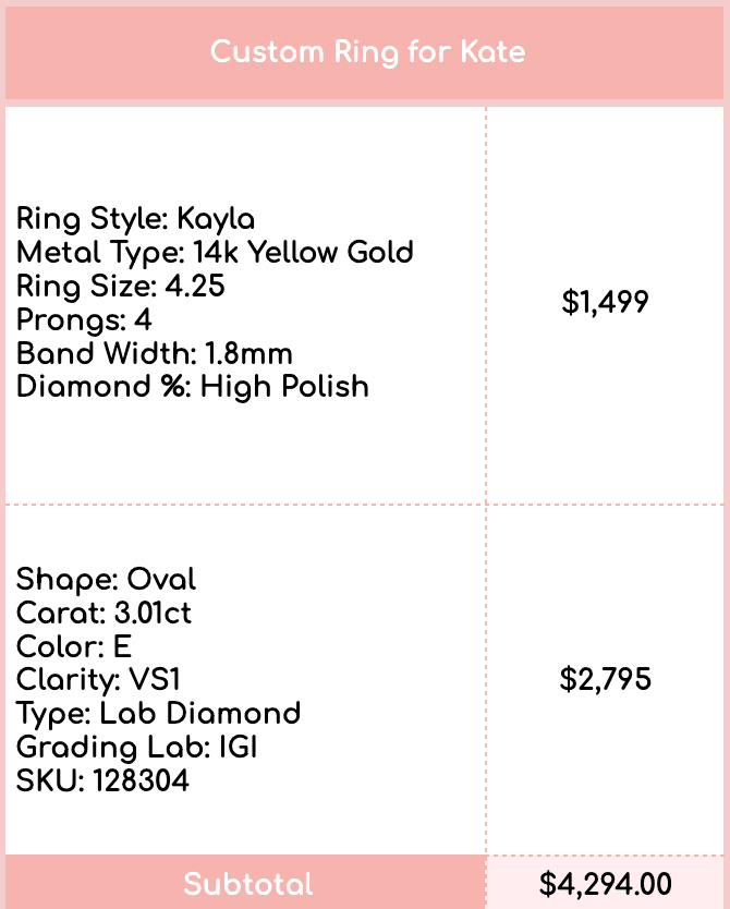 Custom Ring for Alex (10/8/26 RR) - PBD Full Payment Option