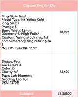 Custom Ring for Djo (9/30/26 RR)