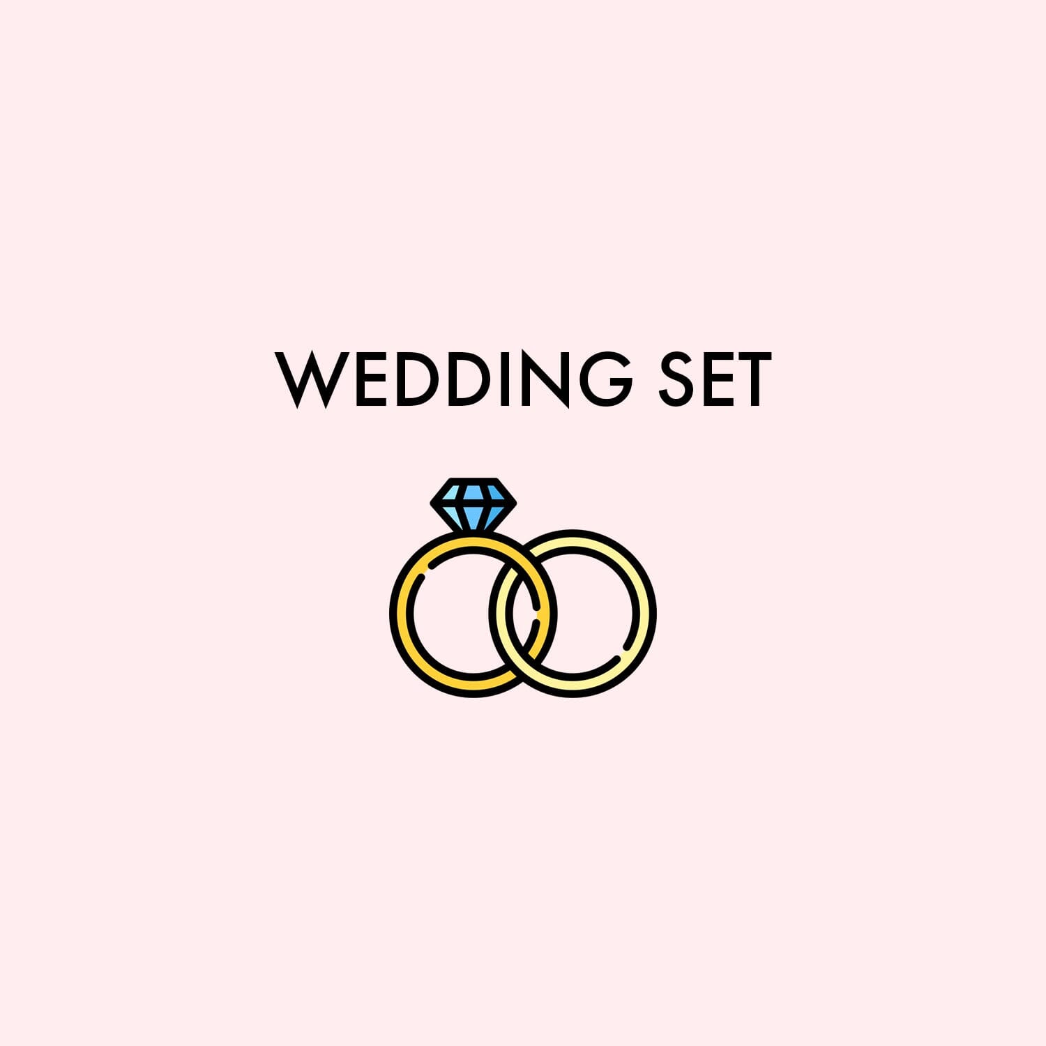Custom Wedding Set for Ryan (05-14-2025 pw) Second Half Princess Bride Diamonds 