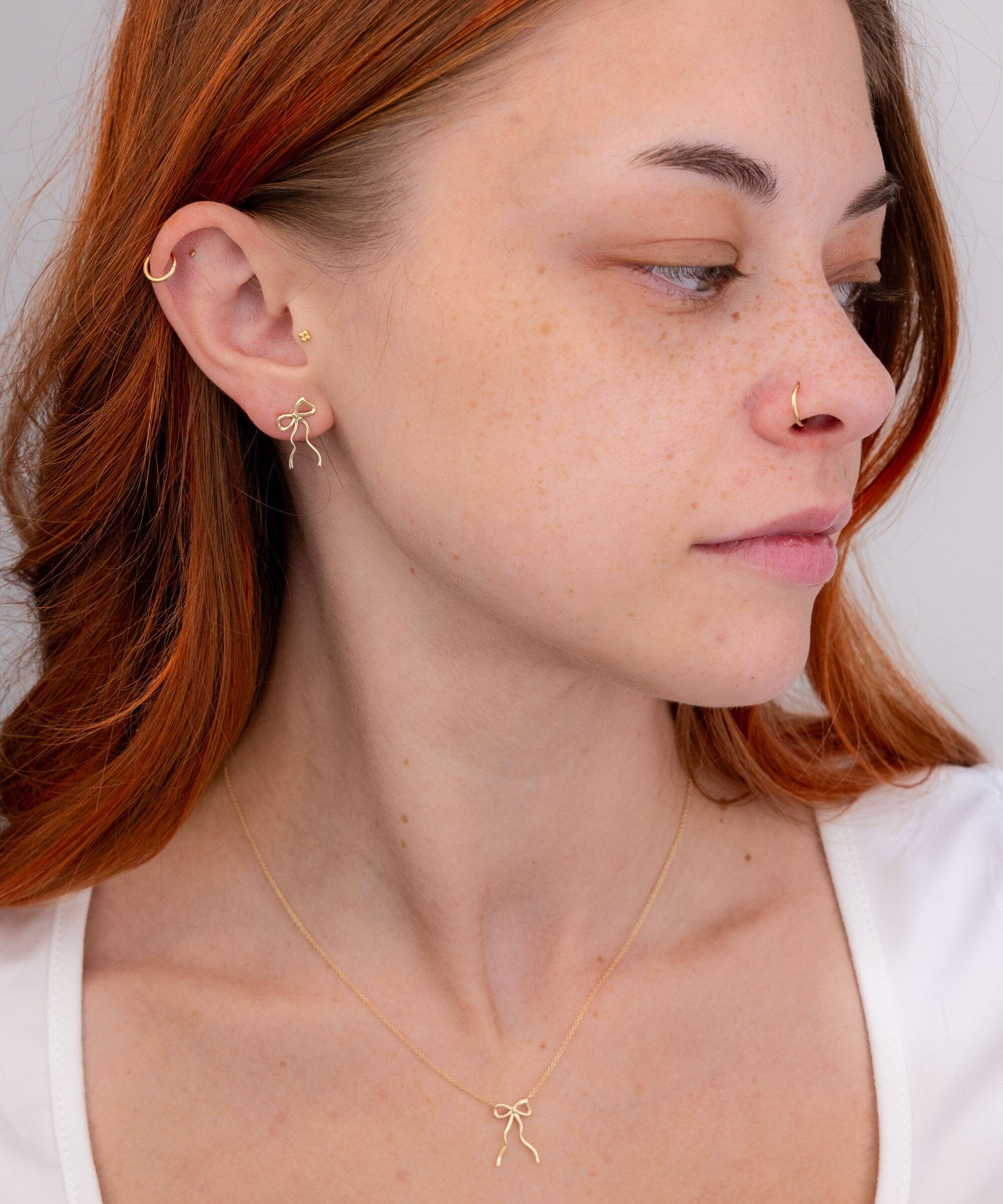 Dainty Bow Earrings Earrings Princess Bride Diamonds 