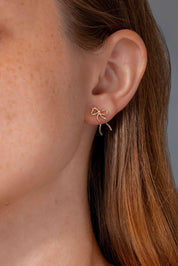 Dainty Bow Earrings - PBD Earrings