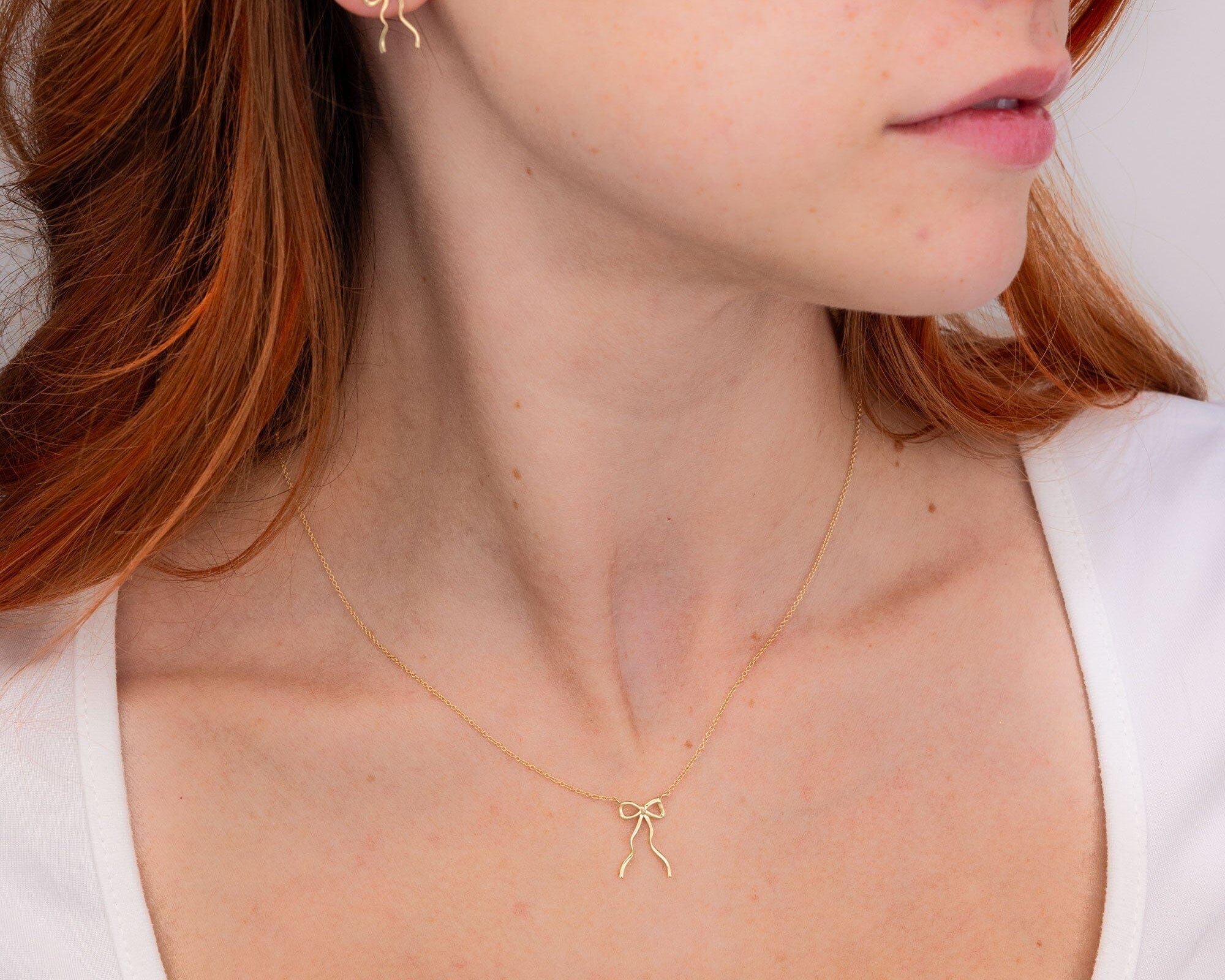 Dainty Bow Necklace Necklaces Princess Bride Diamonds 
