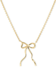 Dainty Bow Necklace - PBD Necklaces