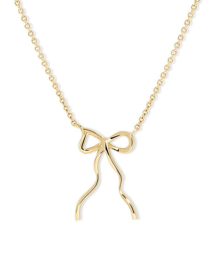 Dainty Bow Necklace - PBD Necklaces