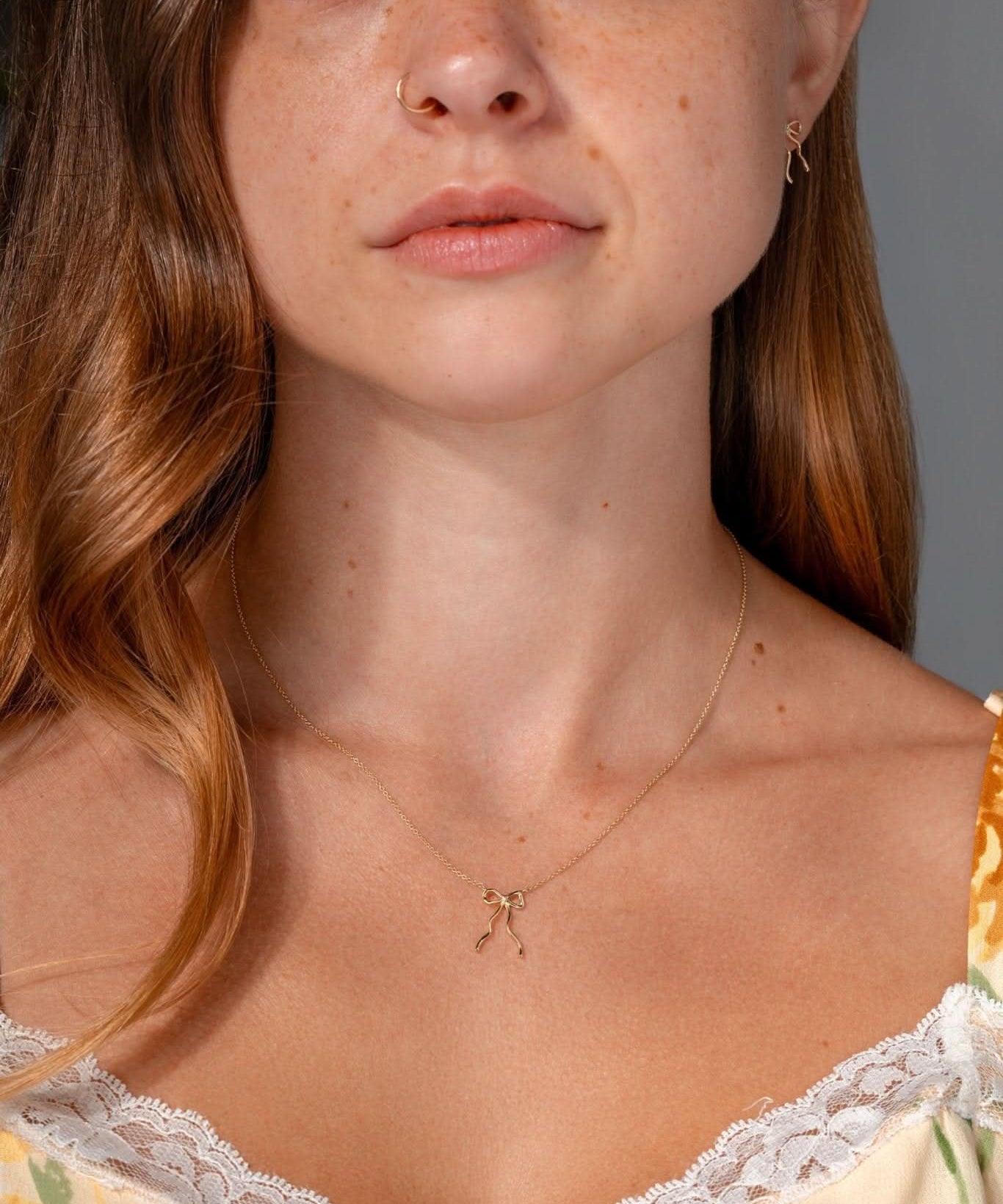 Dainty Bow Necklace - PBD Necklaces