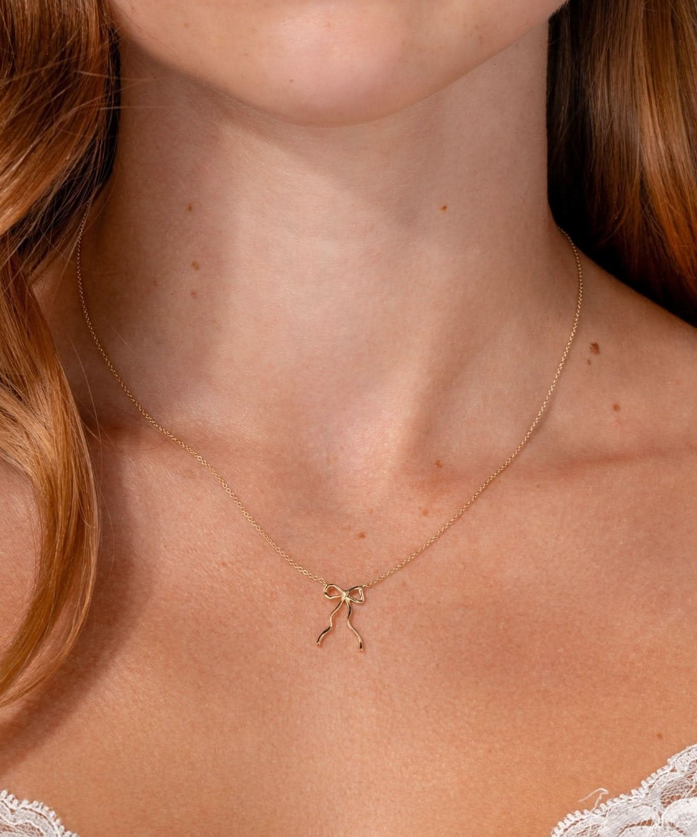 Dainty Bow Necklace - PBD Necklaces