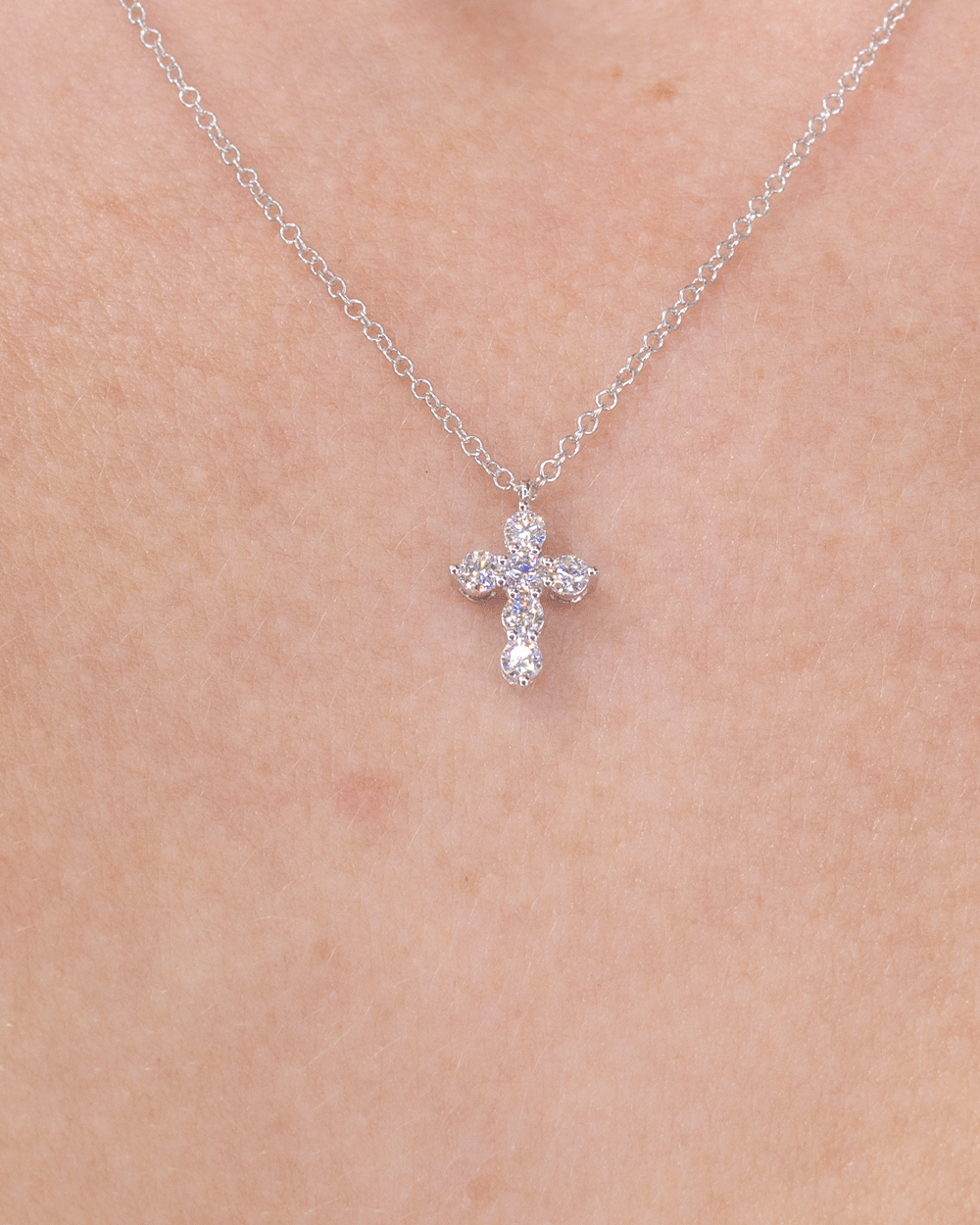 Baby Diamond Cross - PBD Necklaces