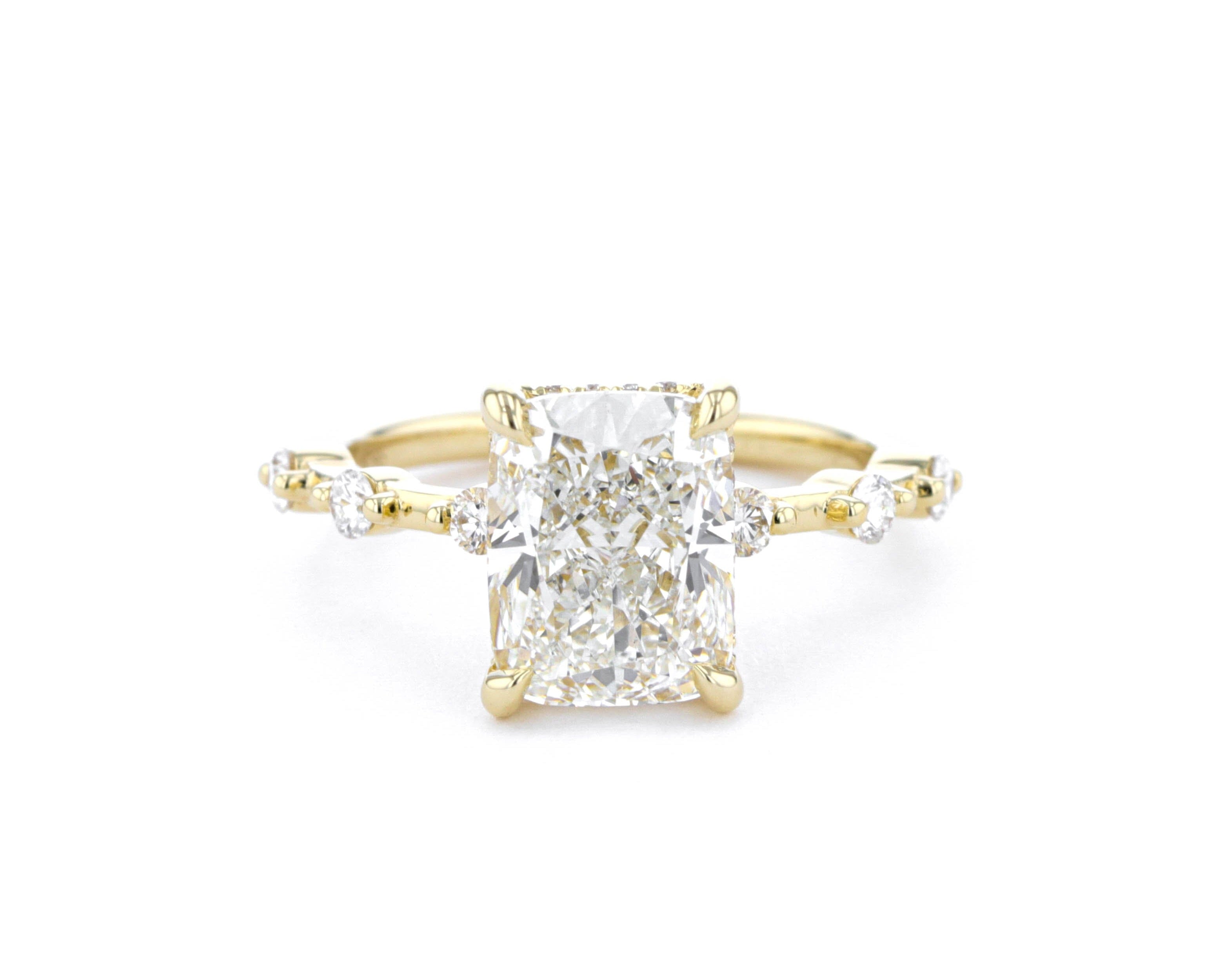 Daisy Cushion Engagement Rings Princess Bride Diamonds 