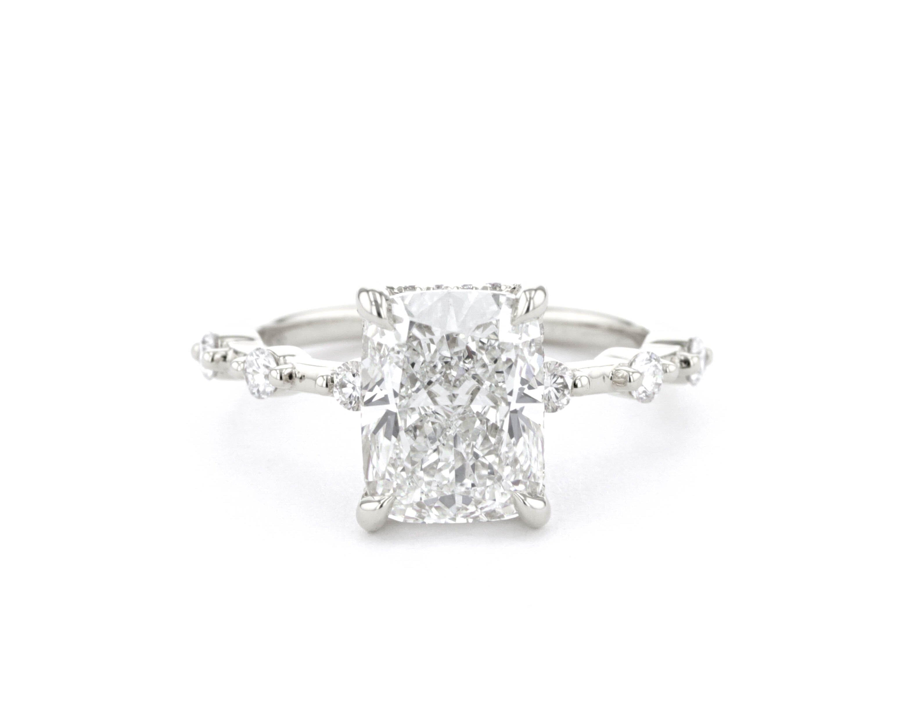 Daisy Cushion Engagement Rings Princess Bride Diamonds 