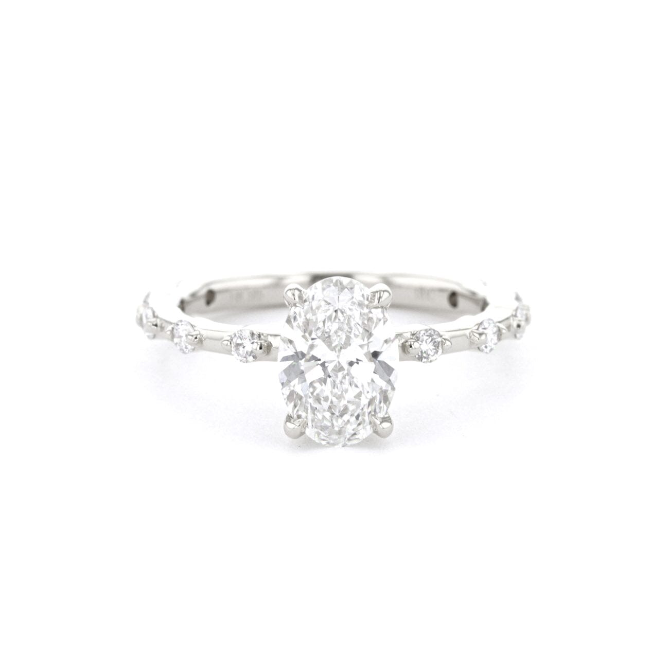 Daisy Oval Engagement Rings Princess Bride Diamonds 