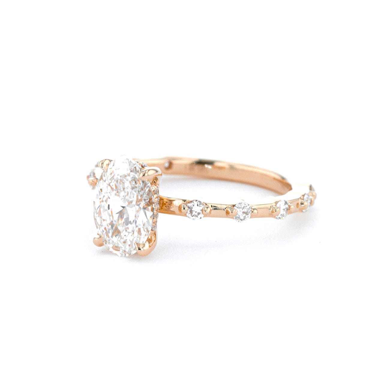 Daisy Oval Engagement Rings Princess Bride Diamonds 