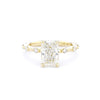 Daisy Radiant Engagement Rings Princess Bride Diamonds 