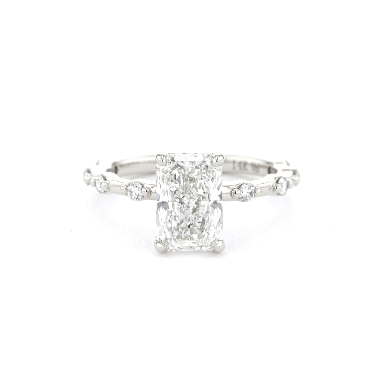 Daisy Radiant Engagement Rings Princess Bride Diamonds 
