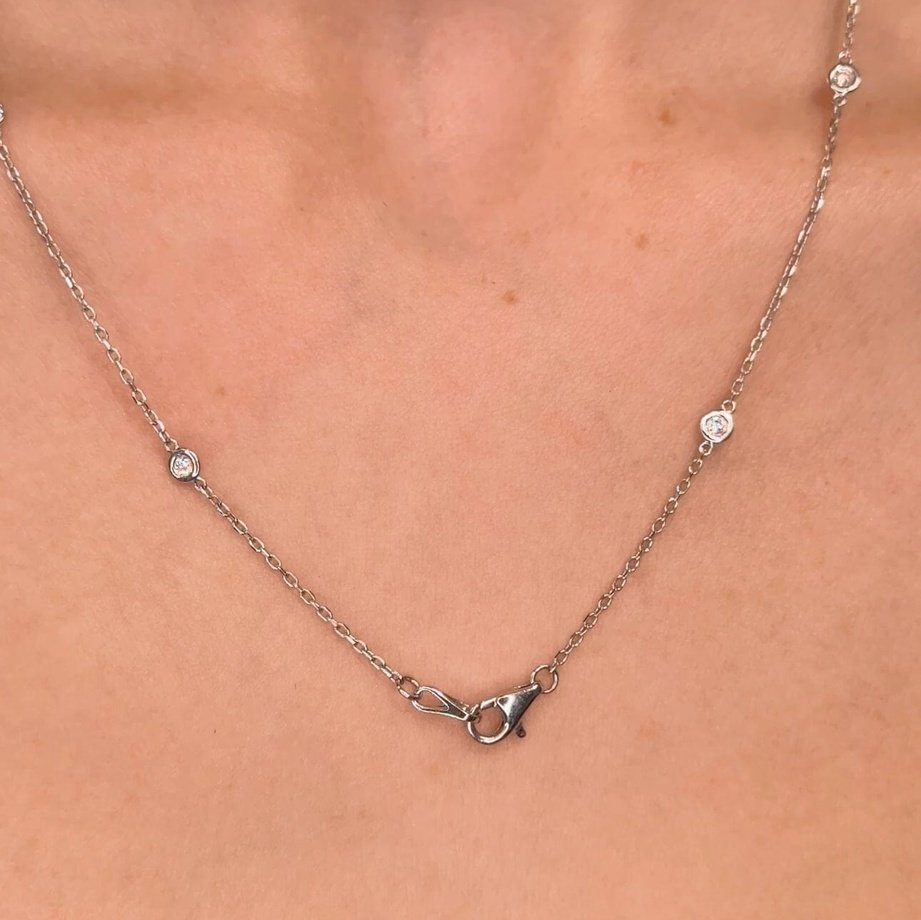 Diamond Bezel Strand Necklace Necklaces Princess Bride Diamonds 