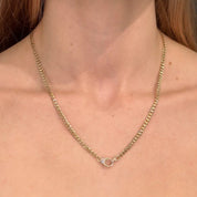 Diamond Clasp Curb Chain Necklace Necklaces Princess Bride Diamonds 