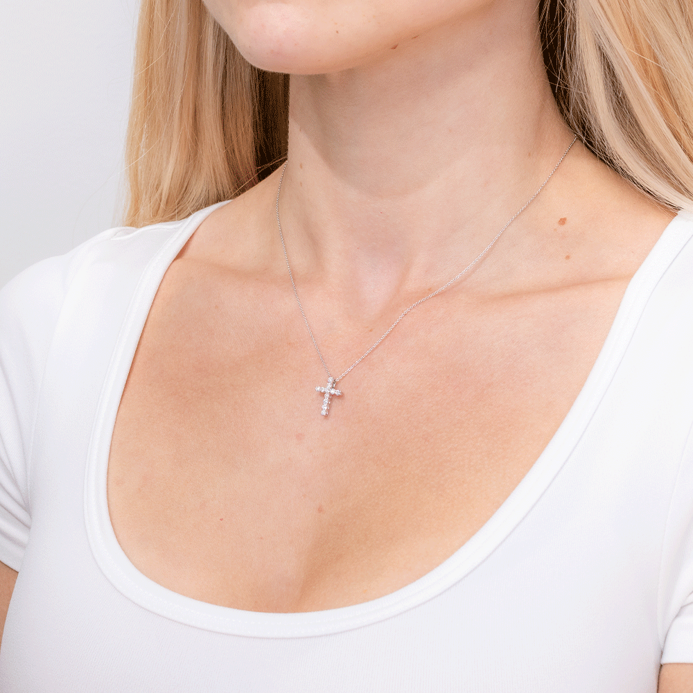 Diamond Cross Necklace Necklaces Princess Bride Diamonds 