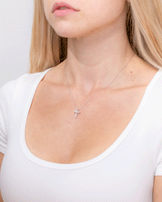 Diamond Cross Necklace Necklaces Princess Bride Diamonds 