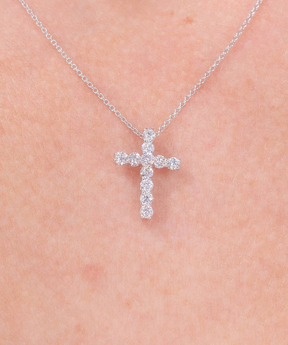 Diamond Cross Necklace Necklaces Princess Bride Diamonds 