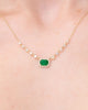 Diamond Drip & Halo Emerald Necklace Necklaces Princess Bride Diamonds 