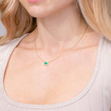 Diamond Halo Emerald Necklace Necklaces Princess Bride Diamonds 