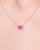 Diamond Halo Pink Sapphire Necklace Necklaces Princess Bride Diamonds 